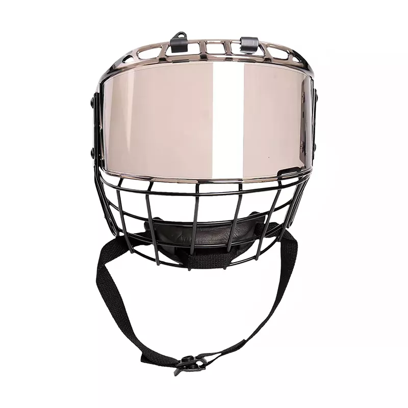 Plena facies Smoke Hockey Ludio ludius galeam Cage