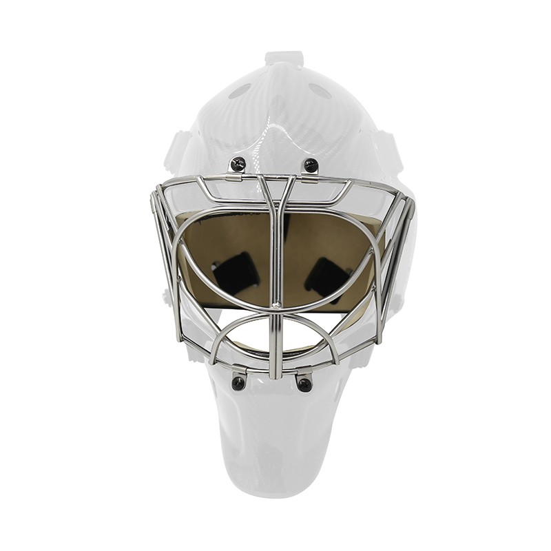 White Cat Eyes Hockey Goalie Galeam