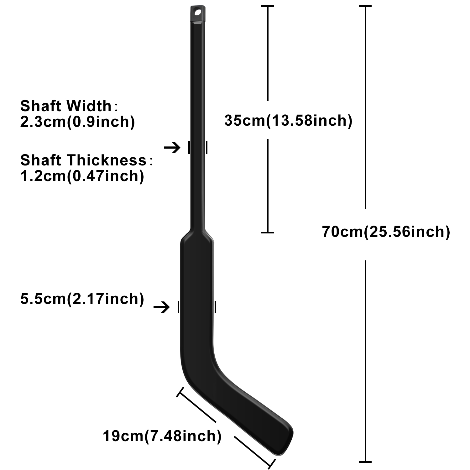 Iuvenis Fiberglass Mini Ice Hockey Goalie Stick - Top Choice for Young Goalies